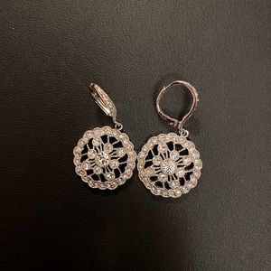 Silver Cubic zirconia earrings